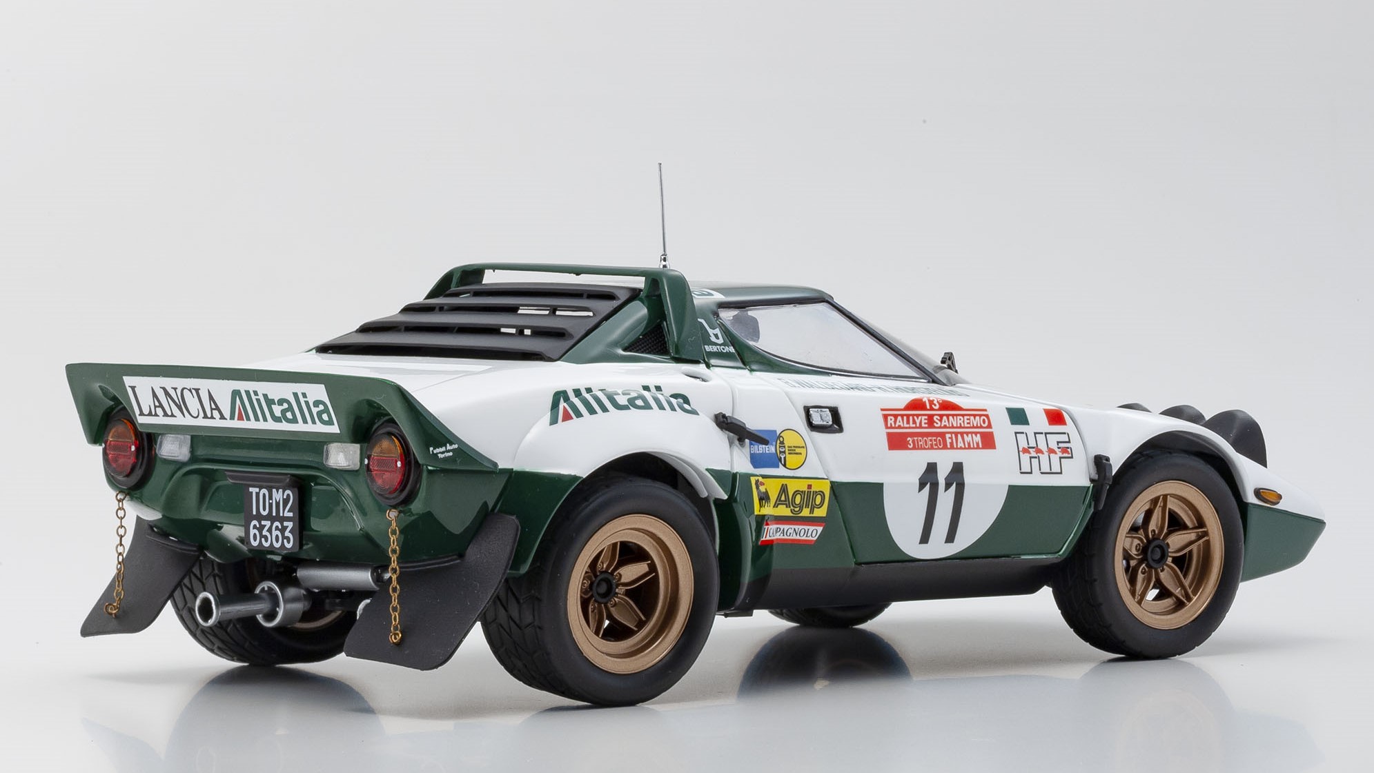 Modellino in miniatura Lancia Stratos 1/18 Sun Star Stradale verde 1975 ohne Vitrine